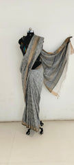 Soft silk hand print saree