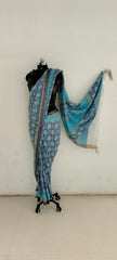 Soft silk hand print saree