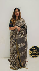 Soft silk batik print saree