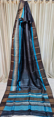 Pure tussar silk print saree