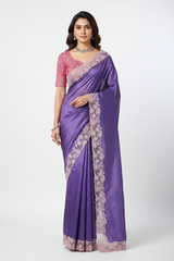 Tussar Silk Saree - Front View