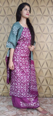 Linen print suit silkzon.in