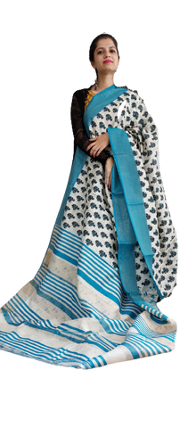 Organza Matka Silk Saree