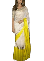 Linen plain saree silkzon.in