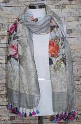 Linen digitalprintdupatta WEAVESHOW®