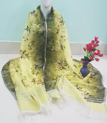 Linen digital printdupatta