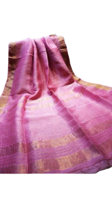 Linen saree