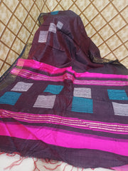 Tussar dupion silk saree SILK ZONE