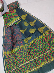 Pure chabderi silk suit SILK ZONE