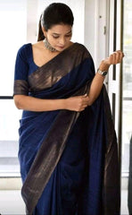 Jayshree zari border saree SILK ZONE