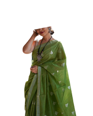 Viscose Silk Weaving Cutwork Saree SILK ZONE