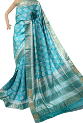 TUSSAR SILK PRINT SAREE