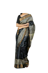 TUSSAR SILK PRINT SAREE