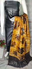 Pure tussar ghicha silk suit SILK ZONE