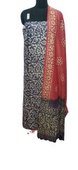 Cotton dupion batik print Suit SILK ZONE
