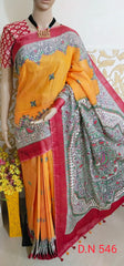 Katan silk madhubani saree SILK ZON