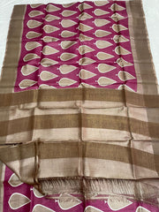 Pure Tussar Silk Saree