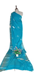 Pure Tussar Silk print saree