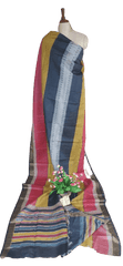Pure Tussar Silk print saree
