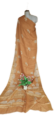 Pure Tussar Silk print saree