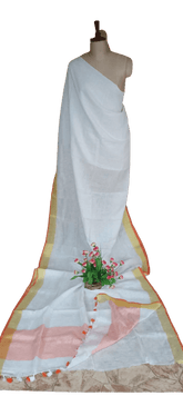 PURE LINEN SAREE SILK ZONE