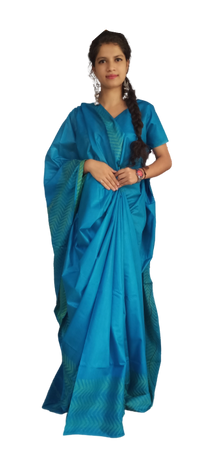 Soft silk jacquard border saree