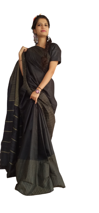 Soft silk jacquard borser saree