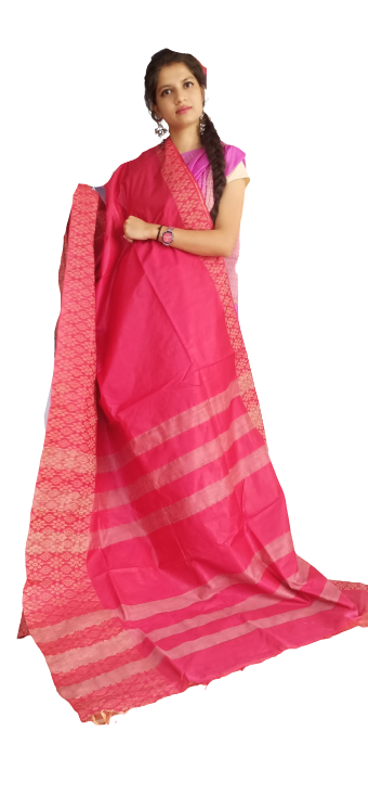 Soft silk jacquard border saree SILK ZONE