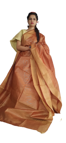 Orgenza munga silk saree