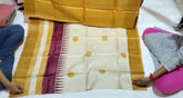 Pure Tussar Silk print saree