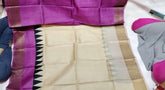 Pure Tussar Silk print saree