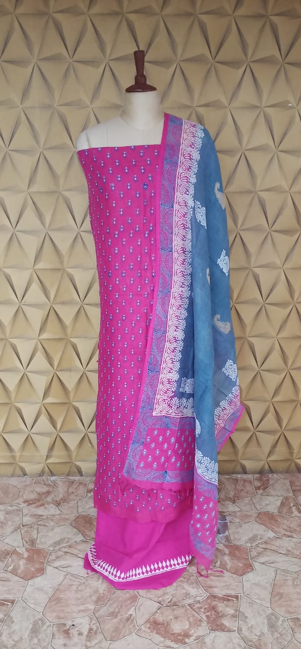 Linen printed suit SILK ZONE