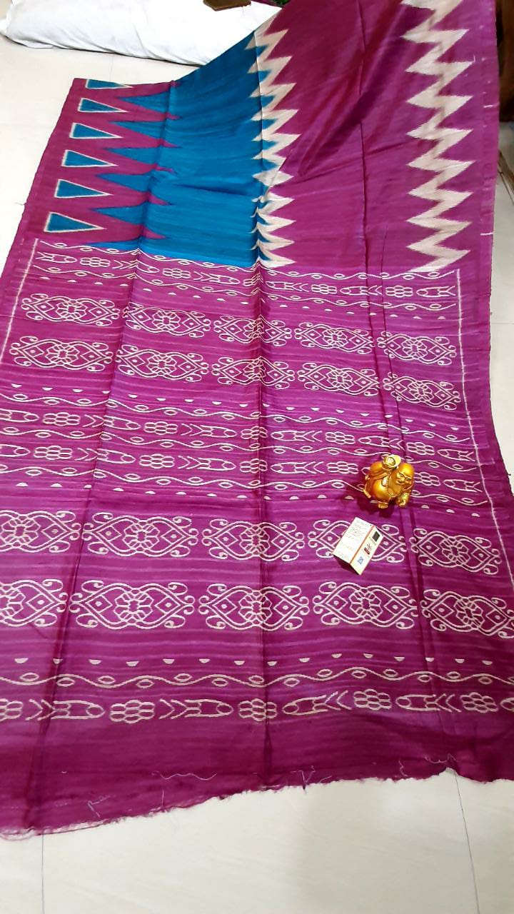 Tussar ghicha handloom silk saree SILK ZONE