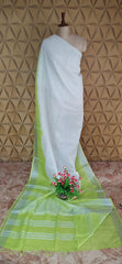 Linen shibori saree SILK ZONE