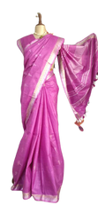 Khadi Linen Fancy Butta Sarees SILK ZONE
