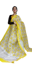 Organza Silk Linen Saree SILK ZONE