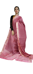 Organza Silk Linen Saree SILK ZONE
