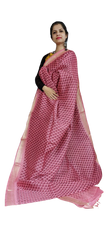 Organza Silk Linen Saree SILK ZONE