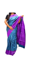 TUSSAR SILK PRINT SAREE