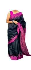 TUSSAR SILK PRINT SAREE