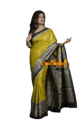 TUSSAR SILK PRINT SAREE
