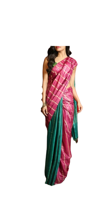 Soft Silk Stripes Saree With Exclusive Offer Buy 1 and Get 1 free M J HANDLOOM