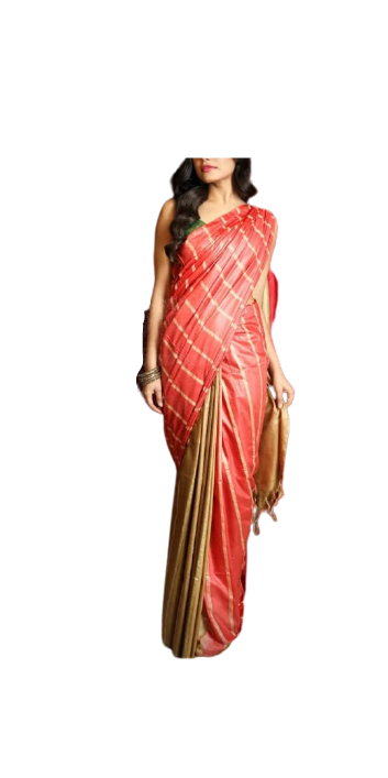 Soft Silk Stripes Saree With Exclusive Offer Buy 1 and Get 1 free M J HANDLOOM