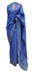 Tussar Silk Hand Embroidery Cutwork SILKZONE