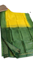 Organza Linen Cutwork Saree M J HANDLOOMS