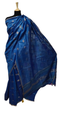 Tussar Munga Silk Zari Butta Saree HIND SILK