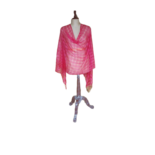 Organza jute dupatta M J HANDLOOMS