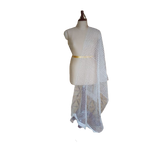 Organza jute dupatta M J HANDLOOMS