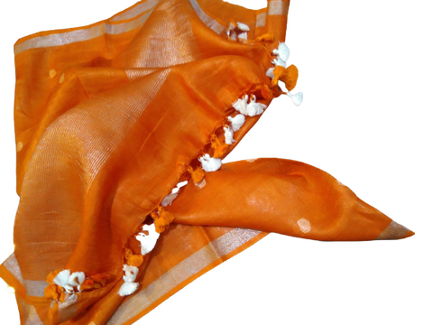 Linen kora buta dupatta SILK ZONE