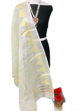 Tissue linen temple border dupatta Express